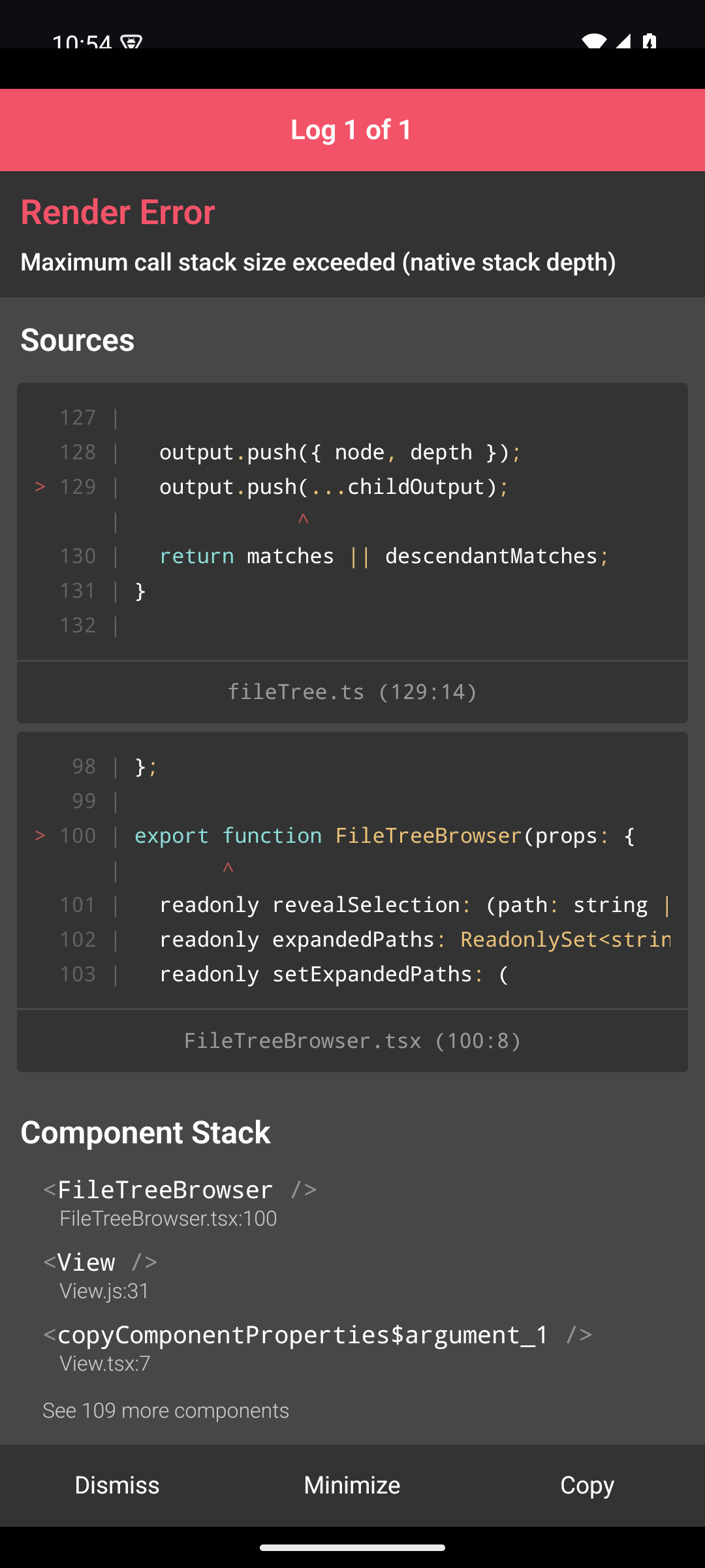 before: github main throws a native stack RangeError expanding the same 200000-file directory