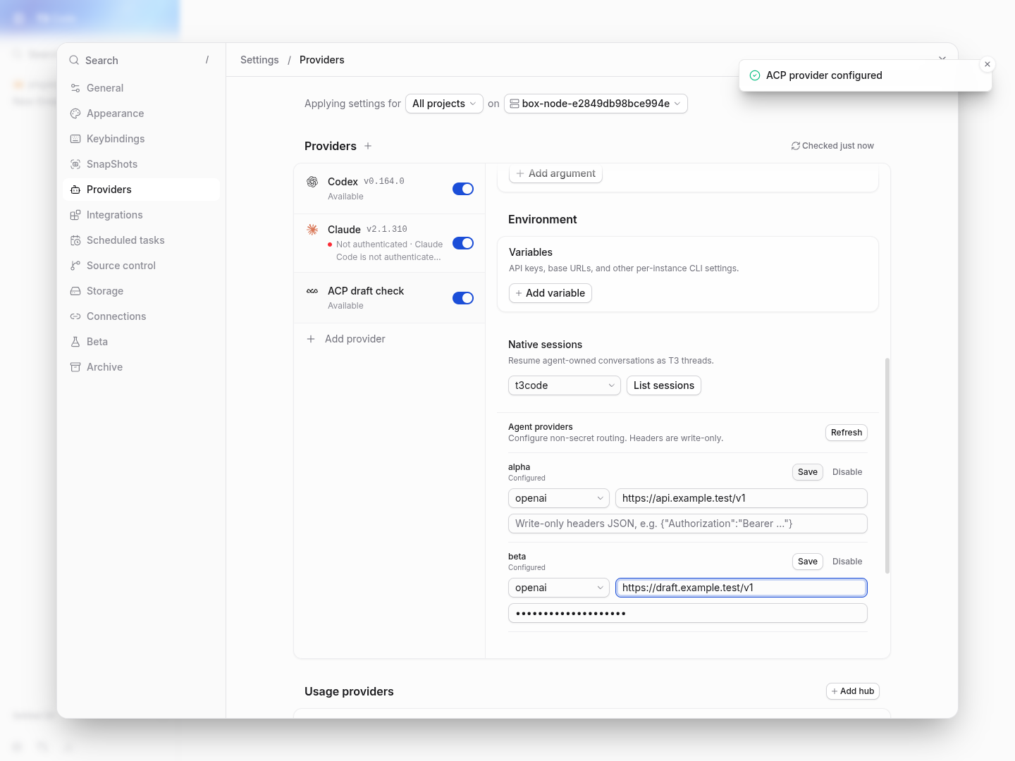 updated branch preserves beta's URL and headers after saving alpha