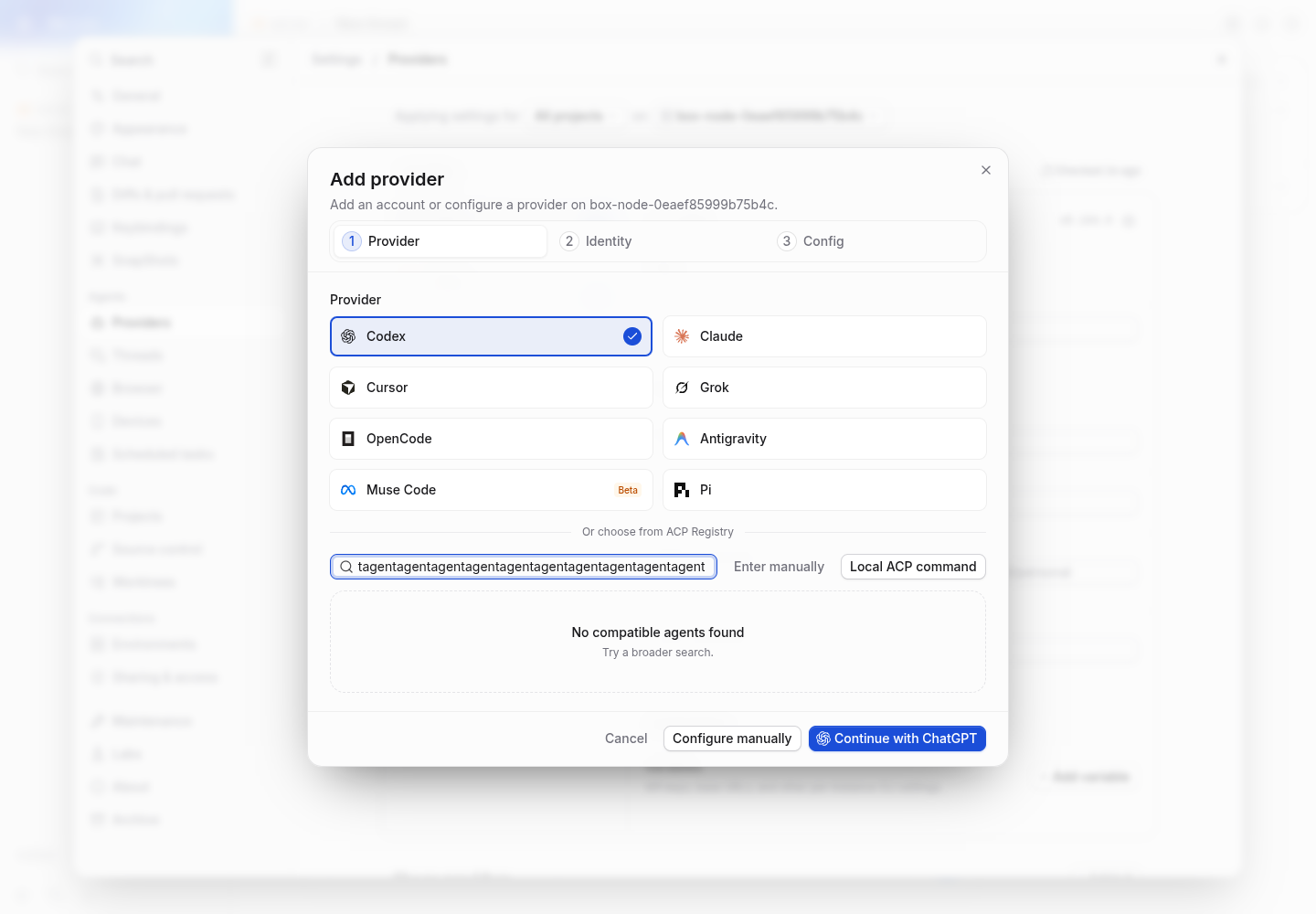 pr: the same query is bounded to 120 characters and returns normal empty results