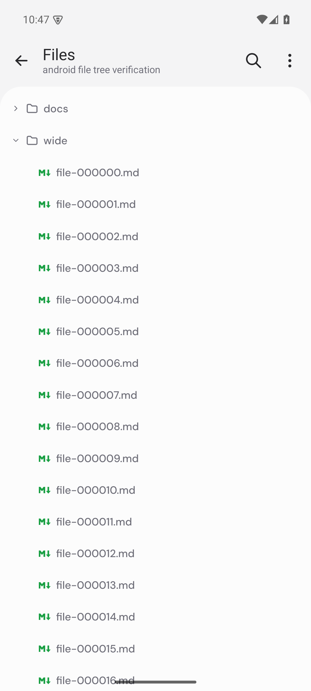 after: pr head renders ordered rows from the real 200000-file directory