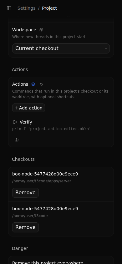 phone width dark mode visible edit gear