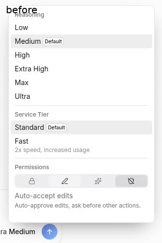 before: pointer preview resets in the gap