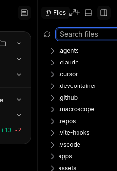 main at 30 ms: files add control overlaps maximize