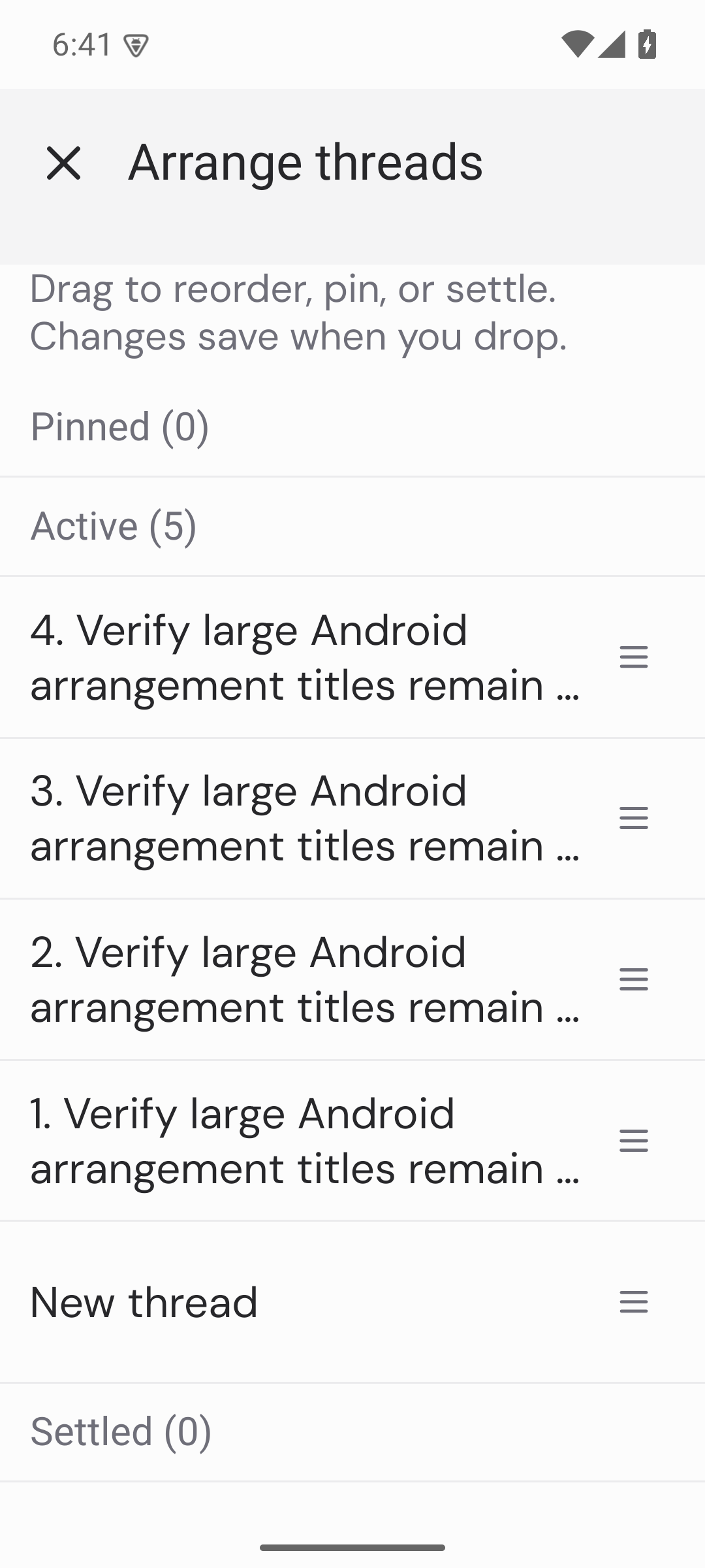 android after: two complete title lines on head 73c7e536