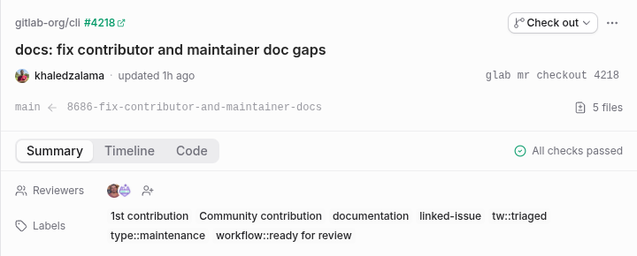 main omits GitLab MR line counts